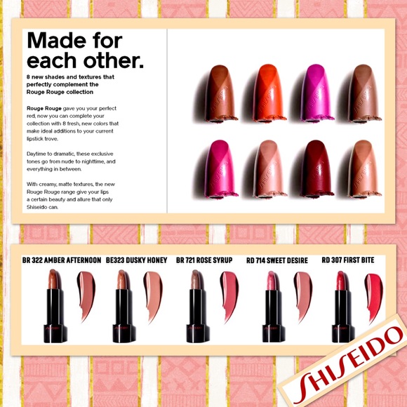 Shiseido Rouge Rouge Lipstick in Rose Syrup - Picture 7 of 8